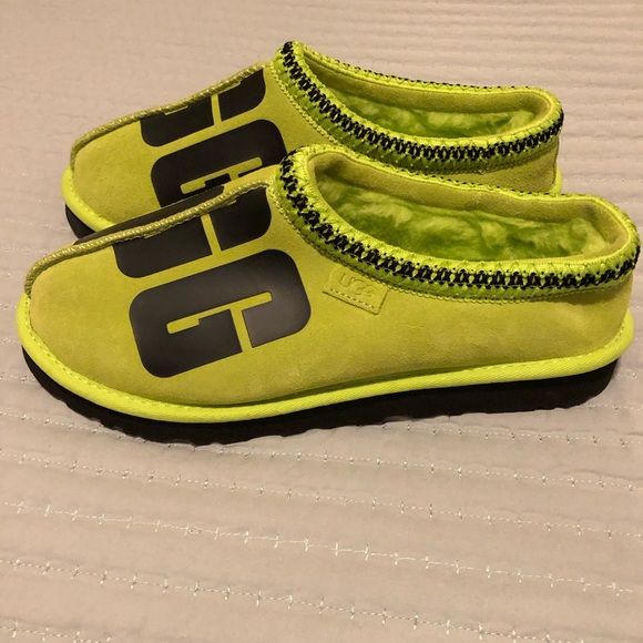 NEW UGG Tasman slippers in lime green, broken logo 💚🤩 - Picture 1 of 5